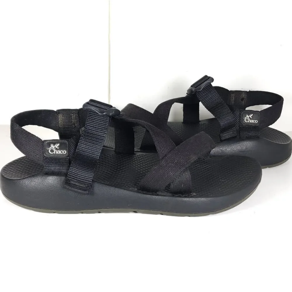 Chaco Men's Z Cloud Size US11 Black Strappy Outdoor Sport Sandals Shoes